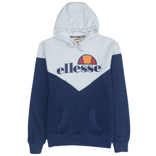 Ellesse Heritage Men’s Blue Pullover Hoodie Size L Sports Logo
