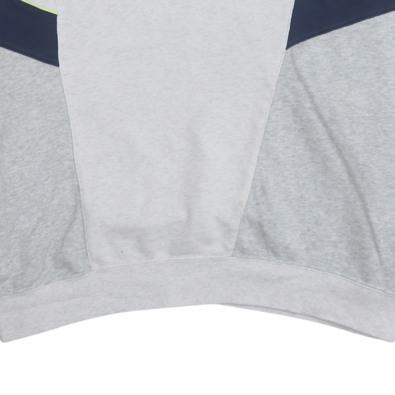 Nike Women's Grey Colourblock Pullover Hoodie XL - Casual Cotton Blend