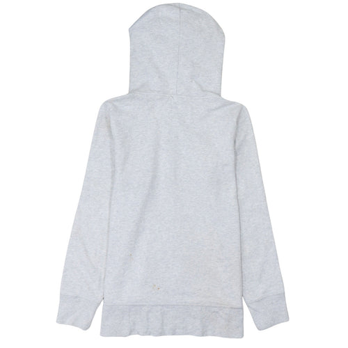 GAP Women Grey Full Zip Hoodie Medium Hooded Sweatshirt Casual