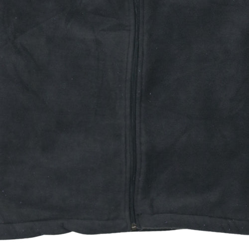 Puma Mens Black Grey XL Track Jacket SWFC Fleece Zip Up