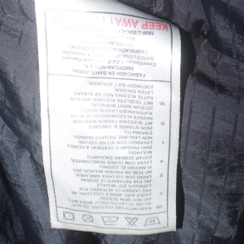 Nike Men's Blue Hooded Waterproof Parka Coat Size M Regular