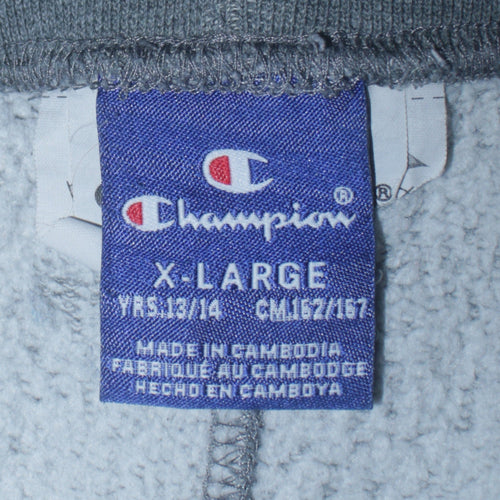 Champion Boys Grey 13-14 Years Jogger Sweatpants with Drawstring Waist