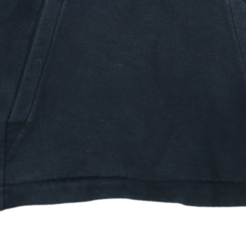 Nike Men's Black Medium Pullover Hoodie with Logo Pocket Detail