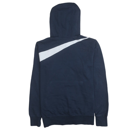Nike Men's Blue Pullover Hoodie L Graphic Logo Sportswear
