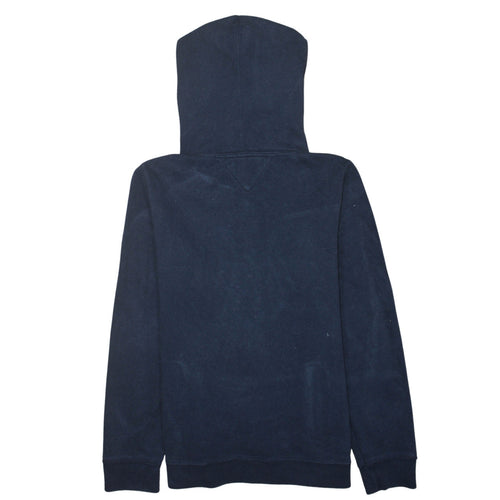 Tommy Hilfiger Men's Blue Pullover Hoodie L Classic Logo Fleece