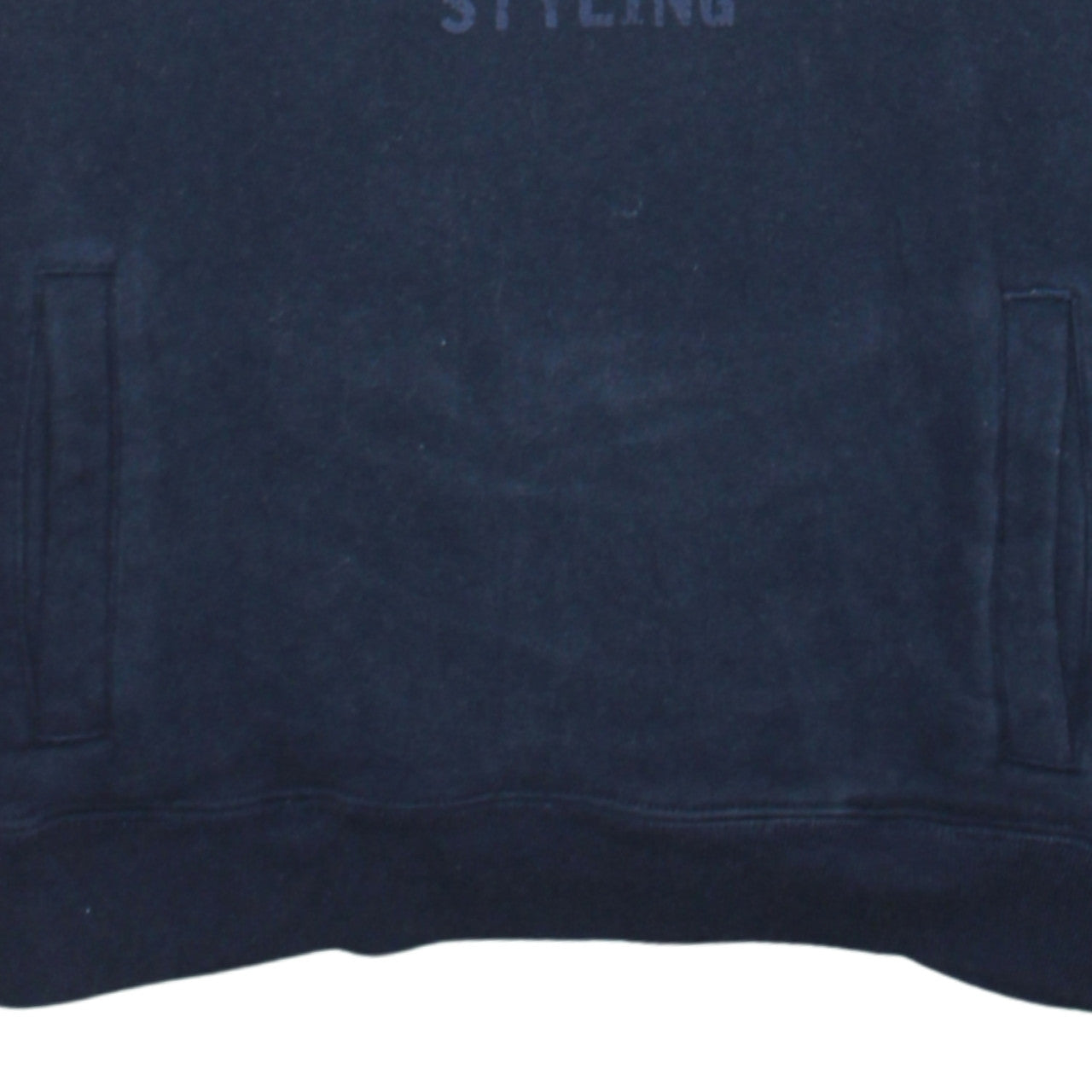 Tommy Hilfiger Men's Blue Pullover Hoodie L Classic Logo Fleece