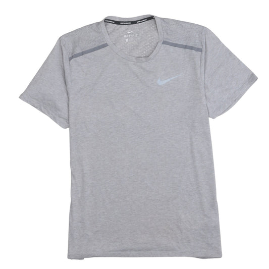 Nike Men's Grey Dri-FIT Running T-Shirt Size M