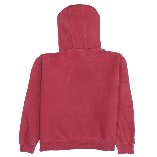 Champion Men's Red Pullover Hoodie Small Logo Fleece Sweatshirt