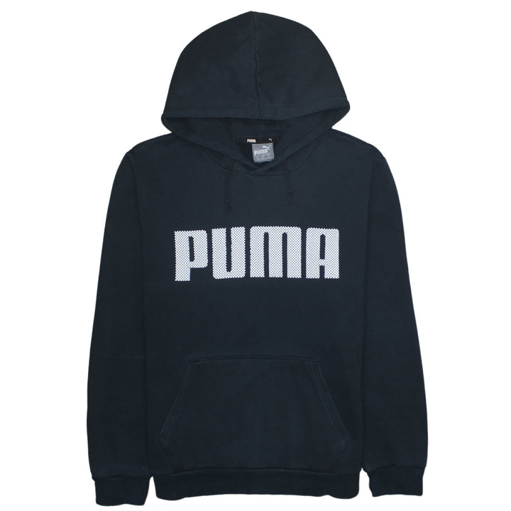 Puma Men's Black Pullover Hoodie Small Fleece Sportswear
