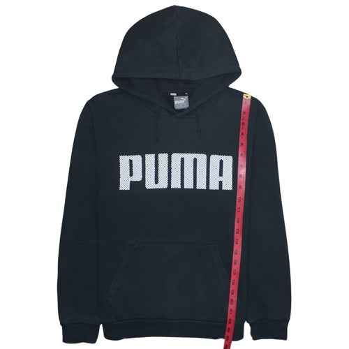 Puma Men's Black Pullover Hoodie Small Fleece Sportswear
