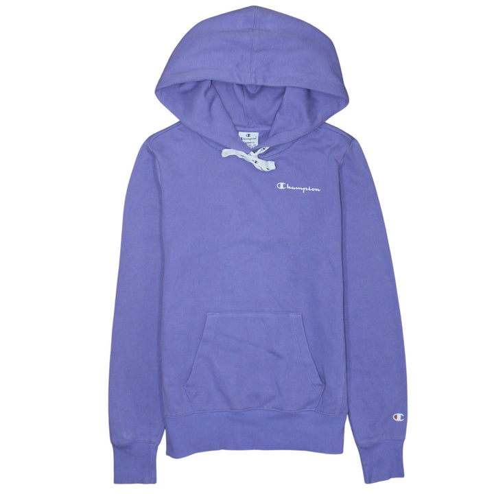 Champion Womens Purple XS Pullover Hoodie Cotton Blend