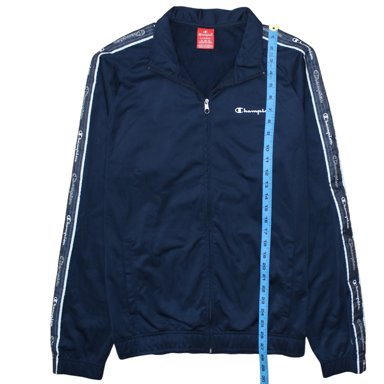 Champion Men's Blue XL Full Zip Track Jacket Sportswear