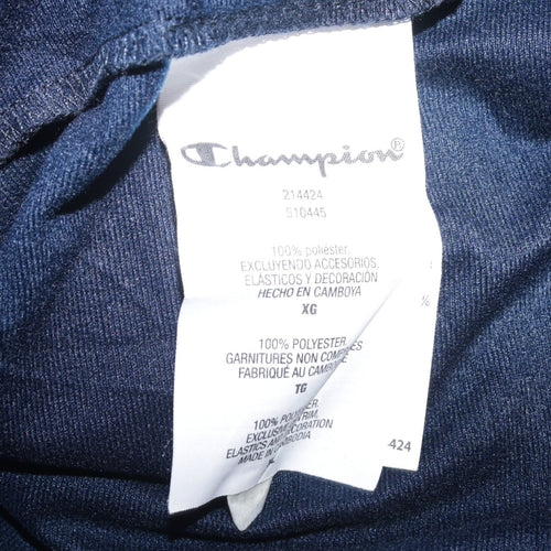 Champion Men's Blue XL Full Zip Track Jacket Sportswear