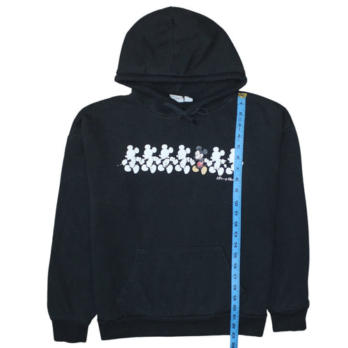 Disney Women's Black Mickey Mouse Pullover Hoodie Size M