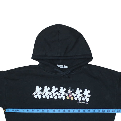 Disney Women's Black Mickey Mouse Pullover Hoodie Size M