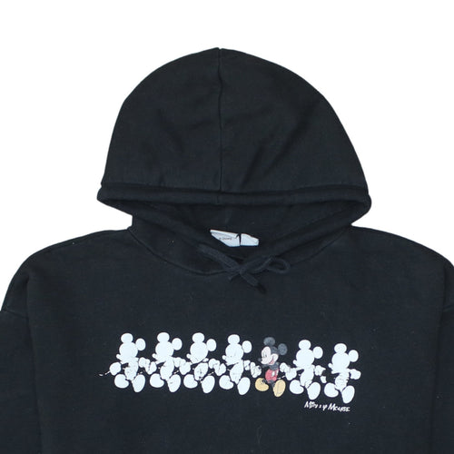 Disney Women's Black Mickey Mouse Pullover Hoodie Size M