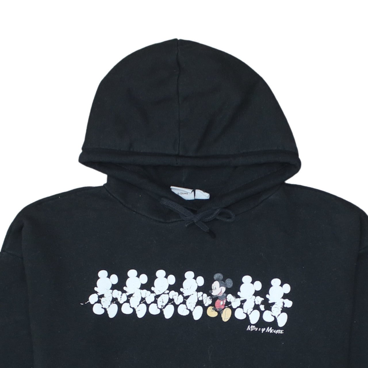 Disney Women's Black Mickey Mouse Pullover Hoodie Size M