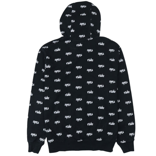 Nike Men's Black Logo Pullover Hoodie Size M Fleece Sweatshirt