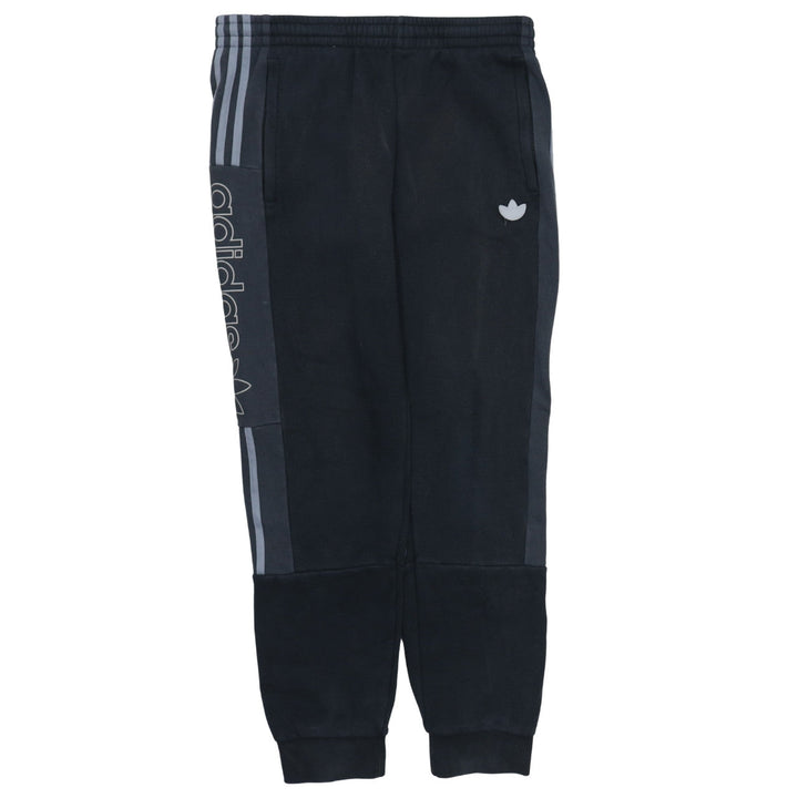 adidas Men's Black Jogger Trousers L Regular Fit Fleece Activewear