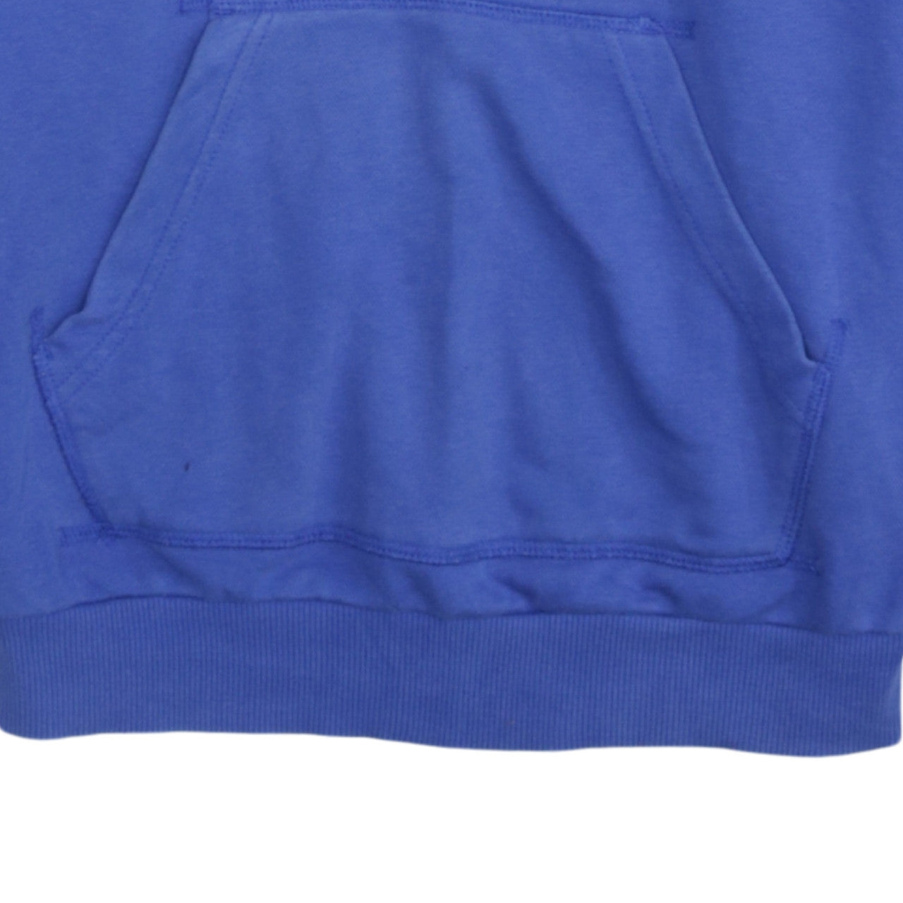 Adidas Women Blue Pullover Hoodie Large Cotton Casual Sportswear
