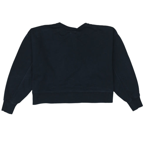 Nike Women Black Medium Dri-FIT Crew Neck Pullover Sweatshirt