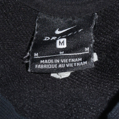 Nike Women Black Medium Dri-FIT Crew Neck Pullover Sweatshirt