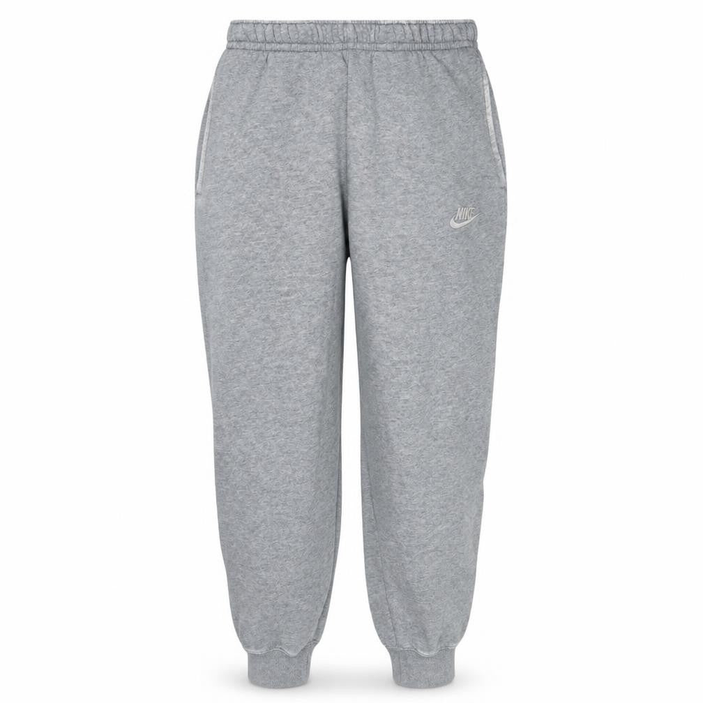 Front view of Nike Men's Grey XS Regular Fit Fleece Sweatpants