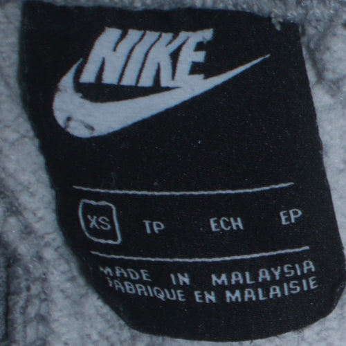 Nike Men's Grey XS Regular Fit Fleece Sweatpants