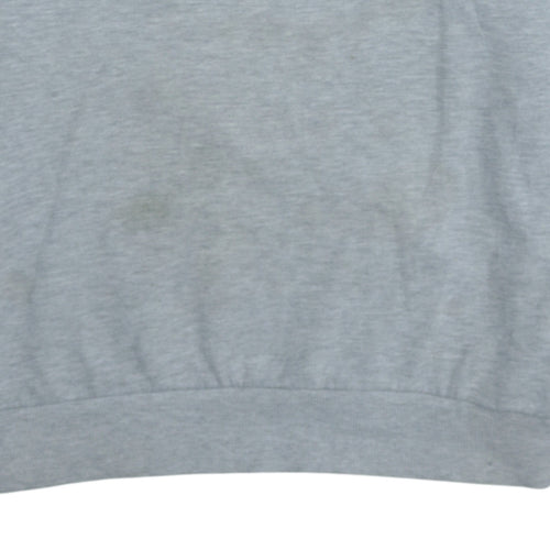 Adidas Men Grey XL Pullover Sweatshirt Crew Neck Sports Top