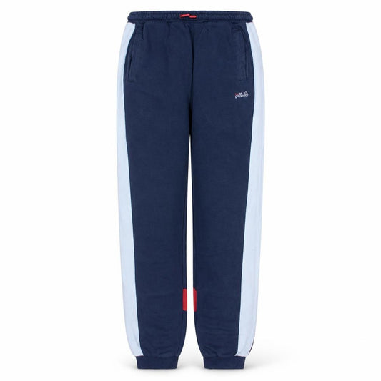 Front view of Fila boys’ blue jogger activewear trousers 13-14 years regular fit