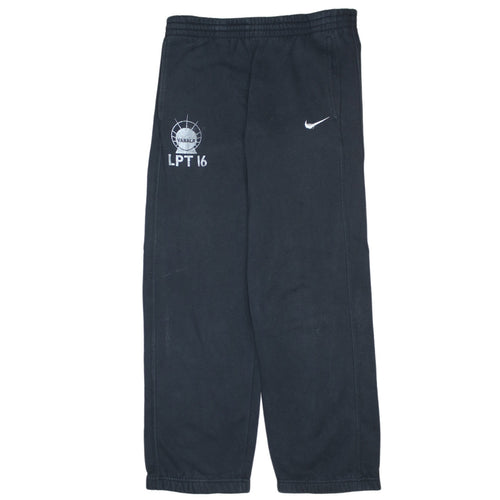 Nike Boys Black Sweatpants Trousers 12-13 Years L Fleece Activewear