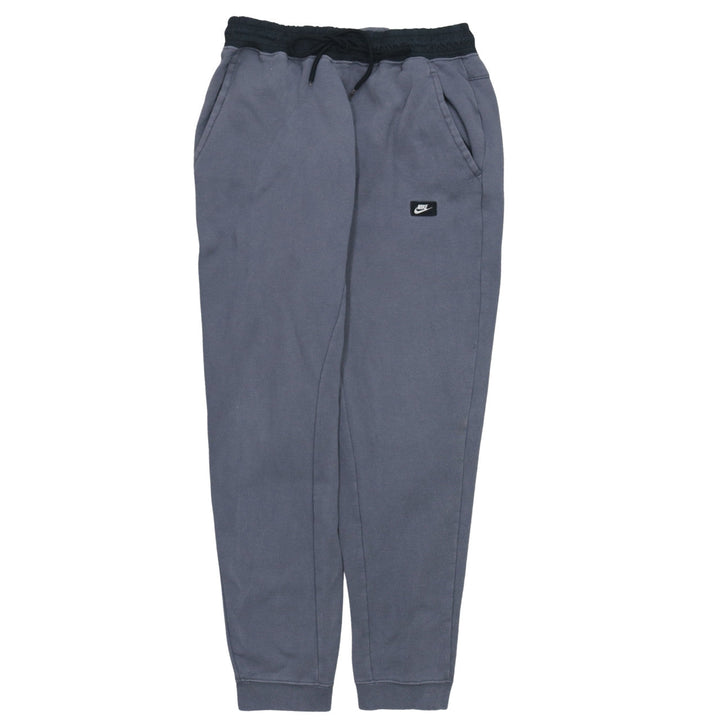 Nike Men Blue Jogger Sweatpants M Regular Fit Fleece Trousers