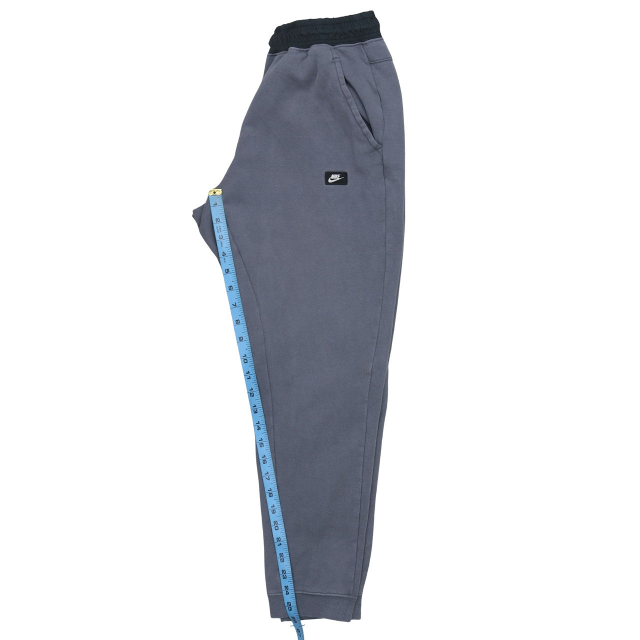 Nike Men Blue Jogger Sweatpants M Regular Fit Fleece Trousers