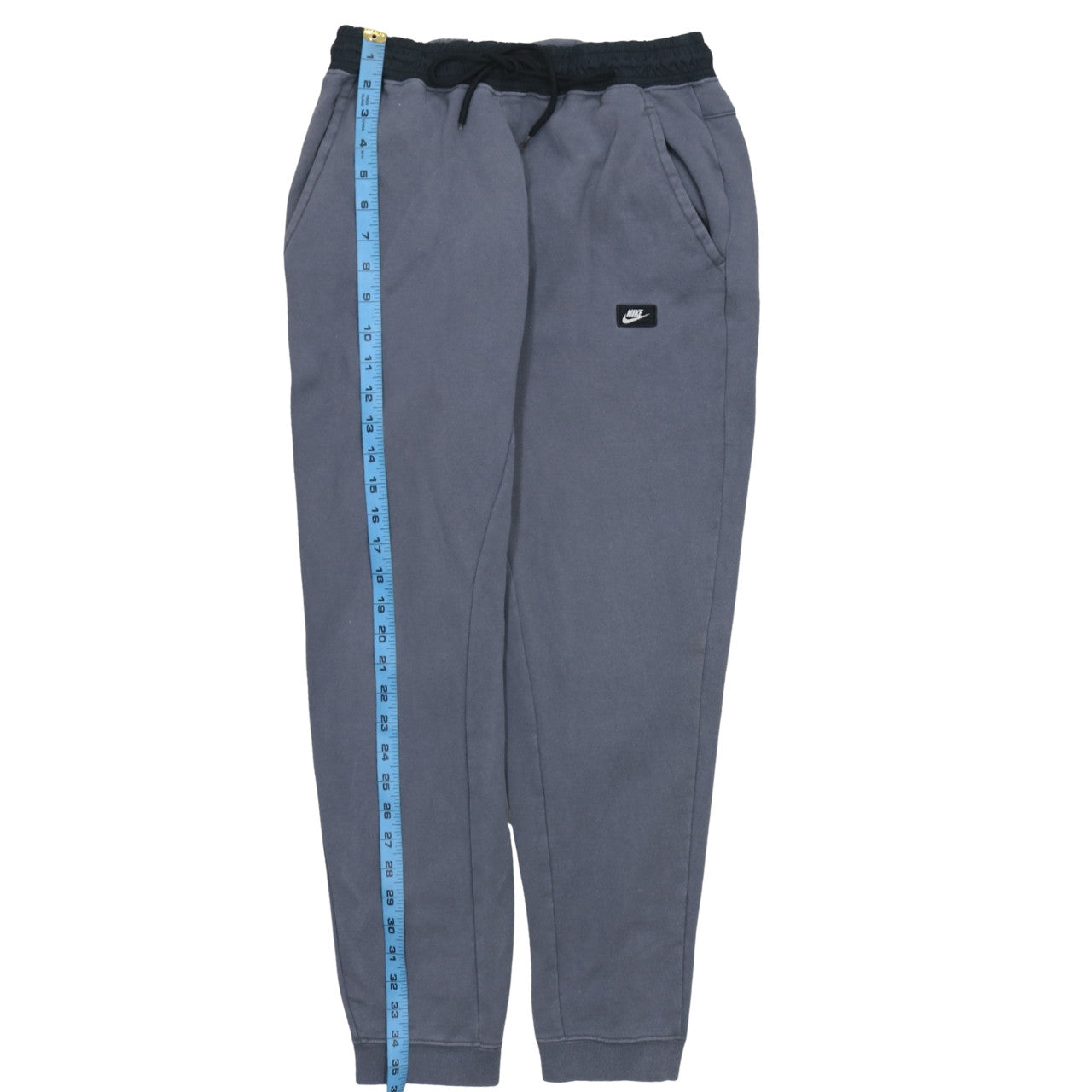 Nike Men Blue Jogger Sweatpants M Regular Fit Fleece Trousers