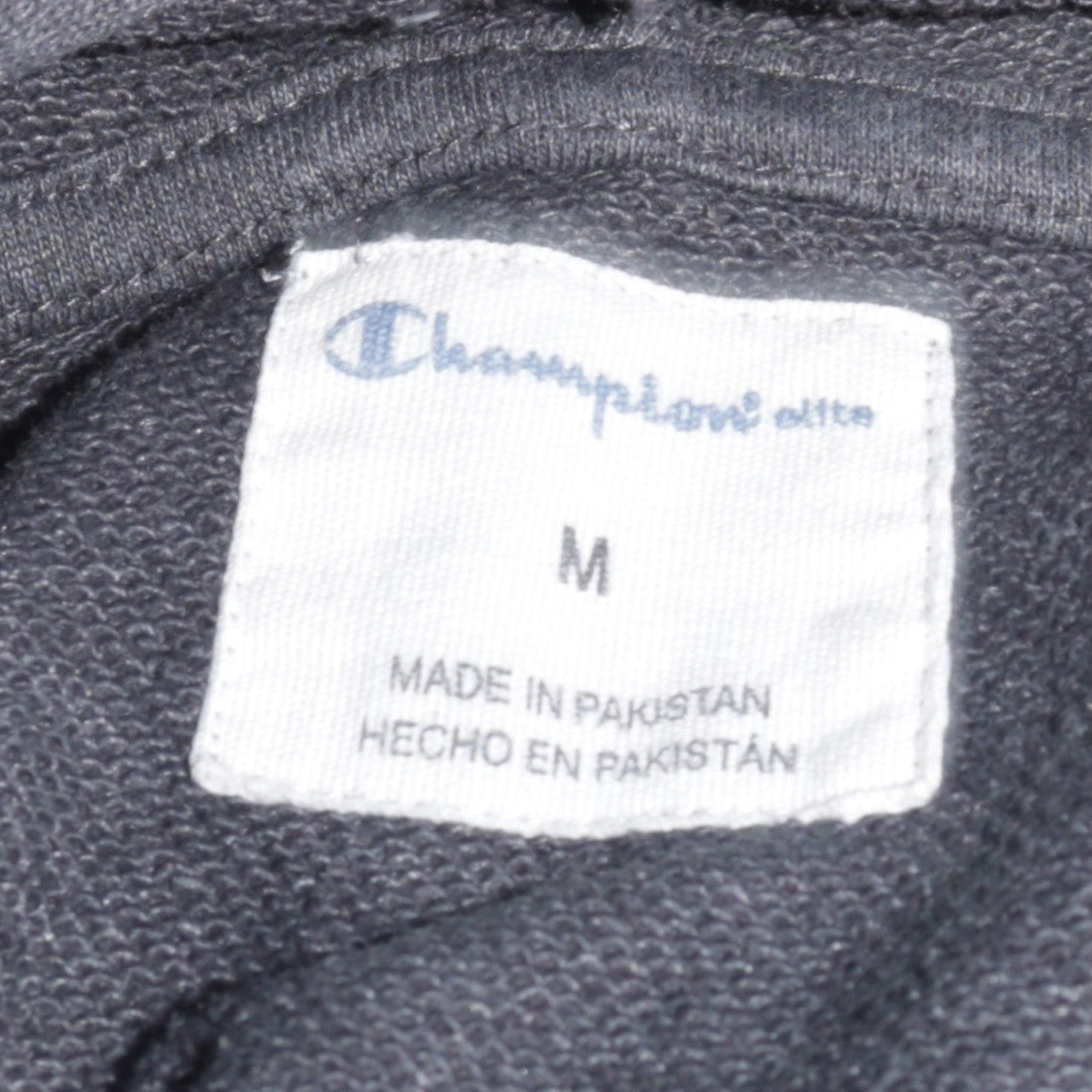 Champion Men's Blue Pullover Hoodie Size M Embroidered Logo
