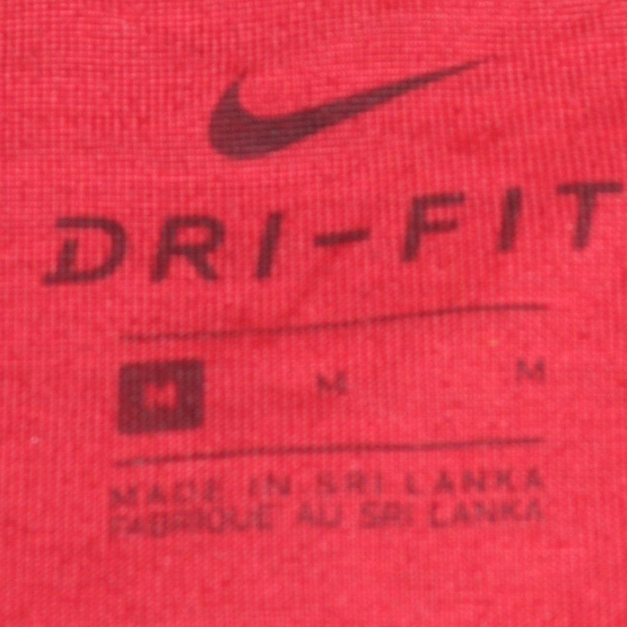 Nike Men's Red Dri-Fit Athletic T-Shirt Size M
