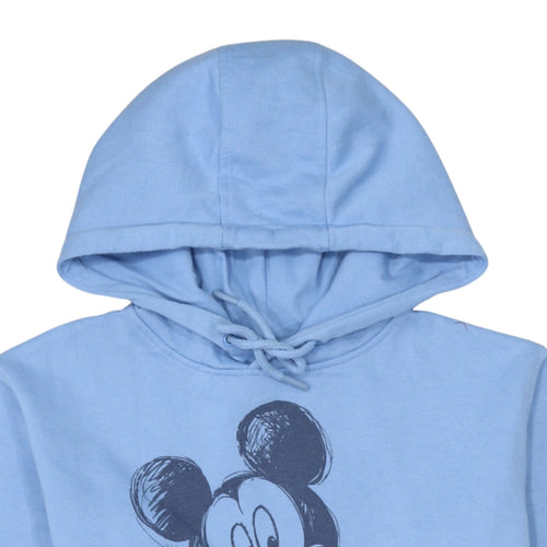 Disney Primark Women Blue Pullover Hoodie 2XS Mickey Graphic