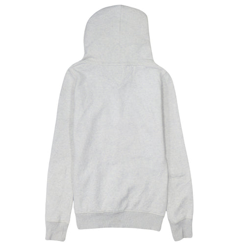 Tommy Hilfiger Men's Grey Pullover Hoodie Size M Embroidered 85 Logo