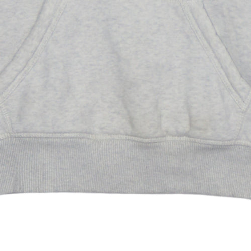 Tommy Hilfiger Men's Grey Pullover Hoodie Size M Embroidered 85 Logo