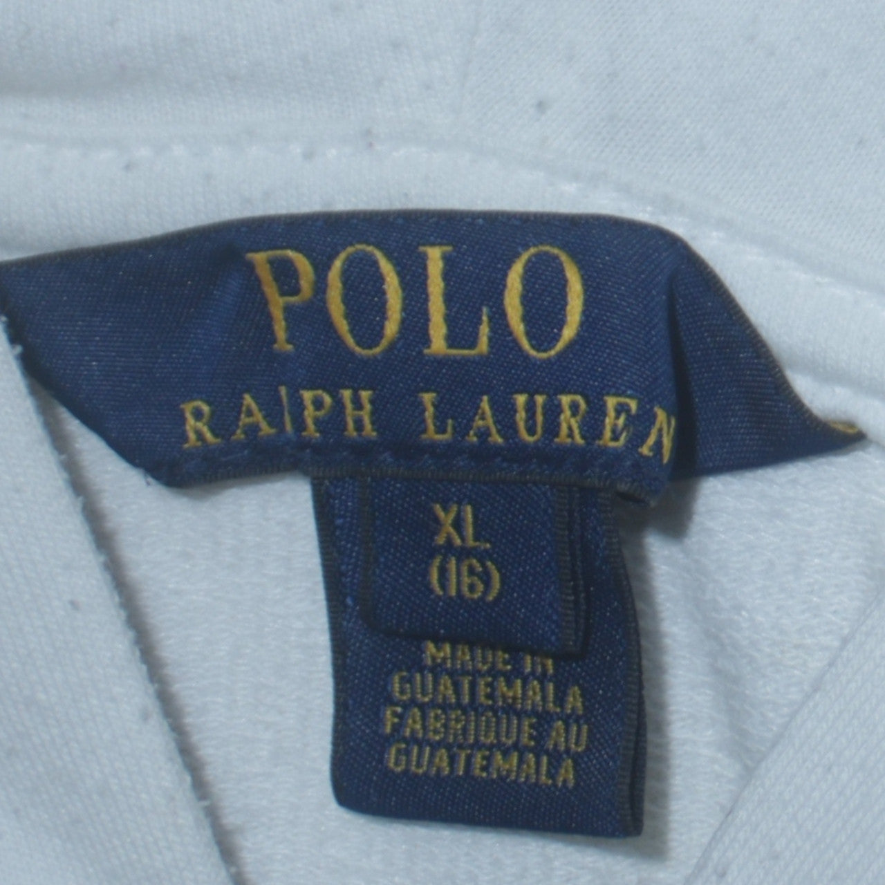 Ralph Lauren Womens White Full Zip Hoodie XL Cotton Casual