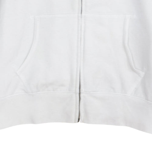 Ralph Lauren Womens White Full Zip Hoodie XL Cotton Casual