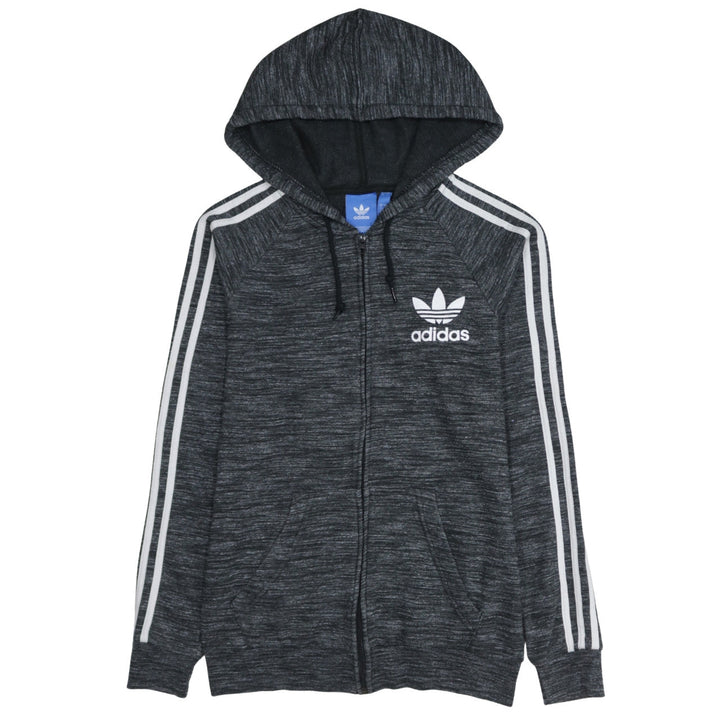 Adidas Men's Grey Full Zip Hoodie Size S Sportswear