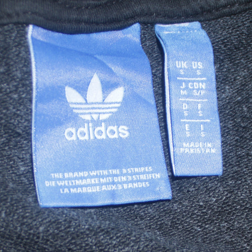 Adidas Men's Grey Full Zip Hoodie Size S Sportswear