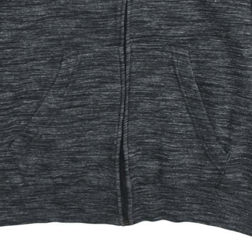 Adidas Men's Grey Full Zip Hoodie Size S Sportswear