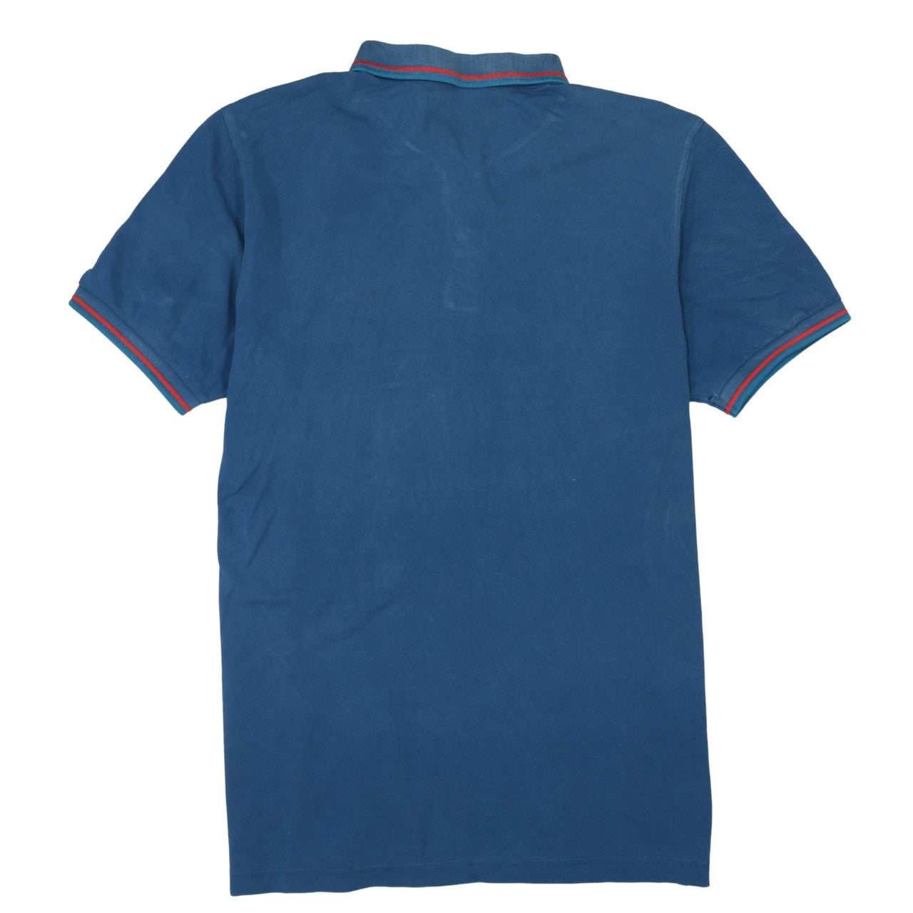 Fred Perry Men's Blue Slim Fit Polo Shirt Size M Short Sleeve