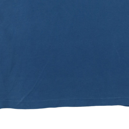 Fred Perry Men's Blue Slim Fit Polo Shirt Size M Short Sleeve