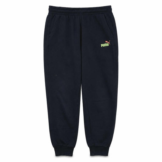 Front view of Puma Men's Black Jogger Trousers L Regular Fit Activewear
