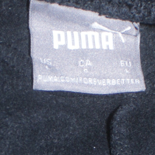 Puma Men's Black Jogger Trousers L Regular Fit Activewear