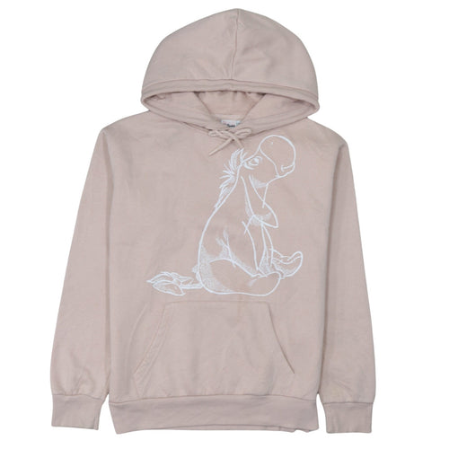 Disney Primark Women Beige Eeyore Pullover Hoodie XS Cotton