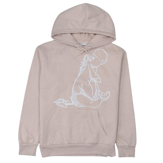 Disney Primark Women Beige Eeyore Pullover Hoodie XS Cotton